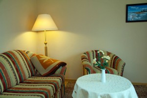 Wohnbereich Ferienwohnung Sonnenhus Rügen im Ostseebad Sellin