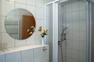 Bad mit Dusche Apperteement 3 Sonnenhus Rügen in Sellin