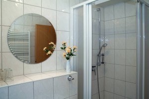 Bad mit Dusche Apperteement 3 Sonnenhus Rügen in Sellin